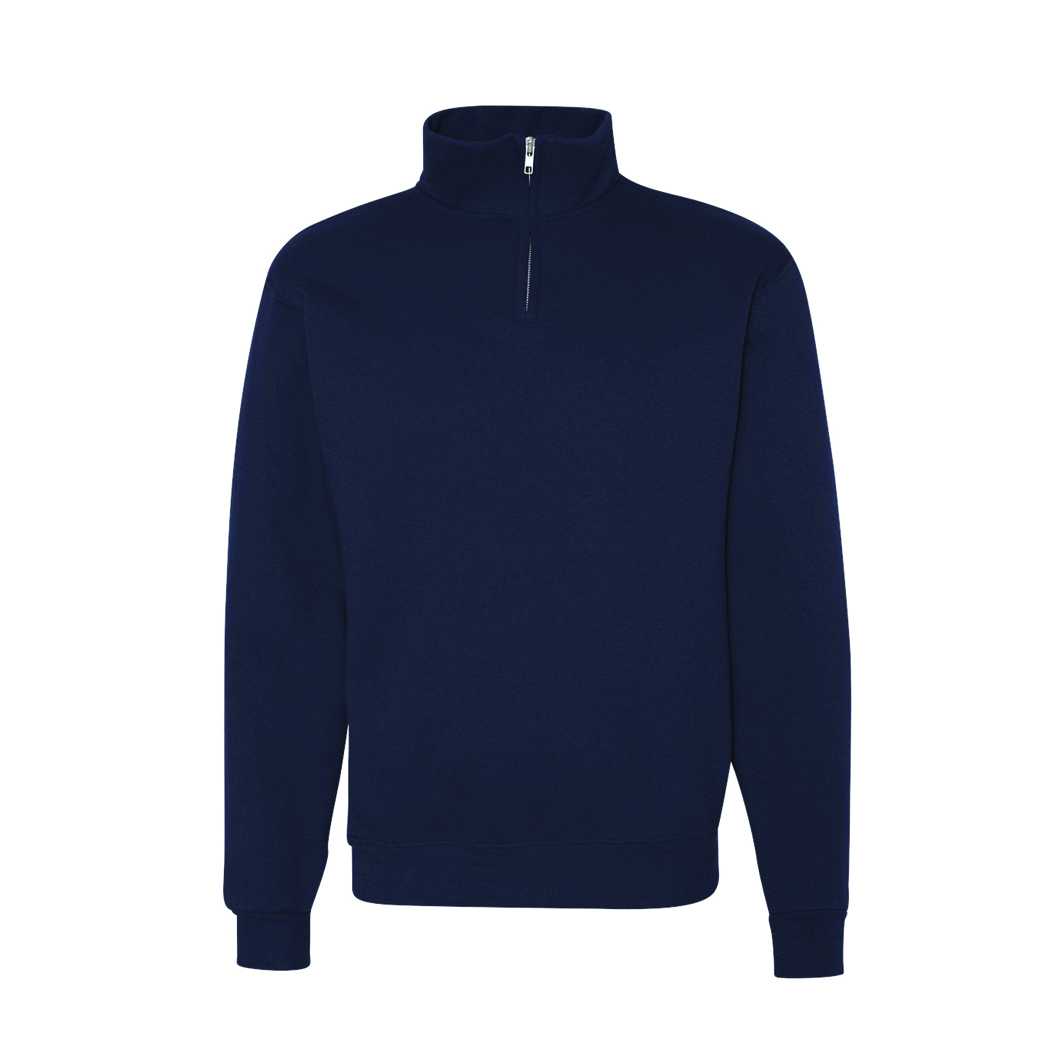 Our Lady School Navy Cadet Collar Quarter-Zip Sweatshirt – Just Me Apparel